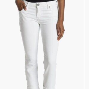 NWT - KUT from the Kloth Katy Boyfriend white denim jeans